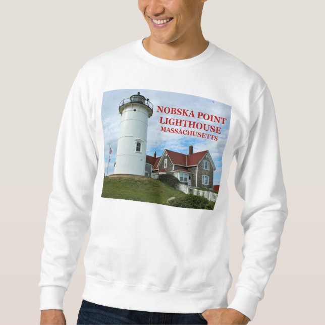 Suéter Nobska Point Lighthouse, Massachusetts Sweatshirt (Frente)