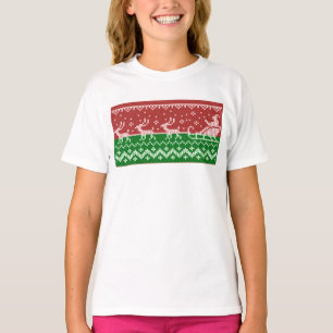 Suéter nojento, trenó e renas do Papai Noel