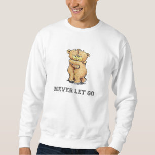 Suéter Nunca deixe vão abraço de urso