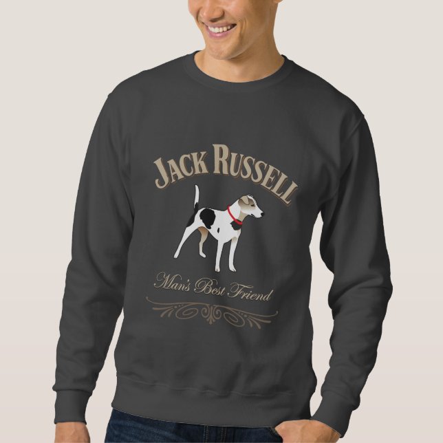 Suéter O melhor amigo do homem de Jack Russell (Frente)