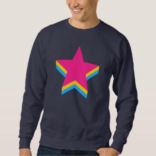 Suéter O orgulho de Pansexuality stars a camisola