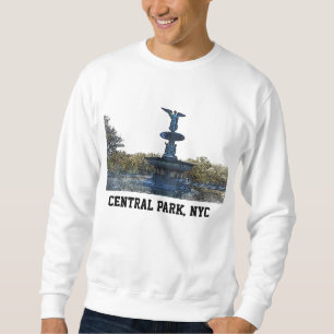 Suéter Parque Central NYC Fonte Bethesda Anjo