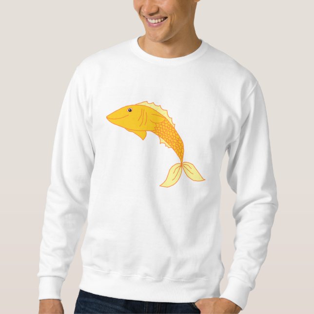Suéter Peixe dourado feliz (Frente)