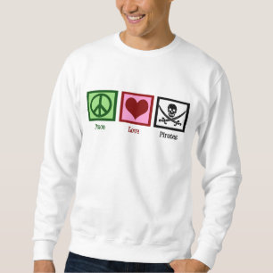 Suéter Piratas do amor da paz