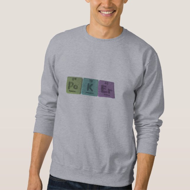 Suéter Poker-Po-K-Er-Polonium-Potassium-Erbium.png (Frente)