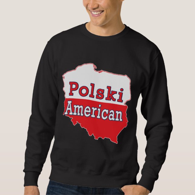 Suéter Polski American Map (Frente)