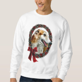 Suéter Presentes de Natal Borzoi