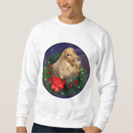 Suéter Presentes de Natal em Inglês Cocker Spaniel