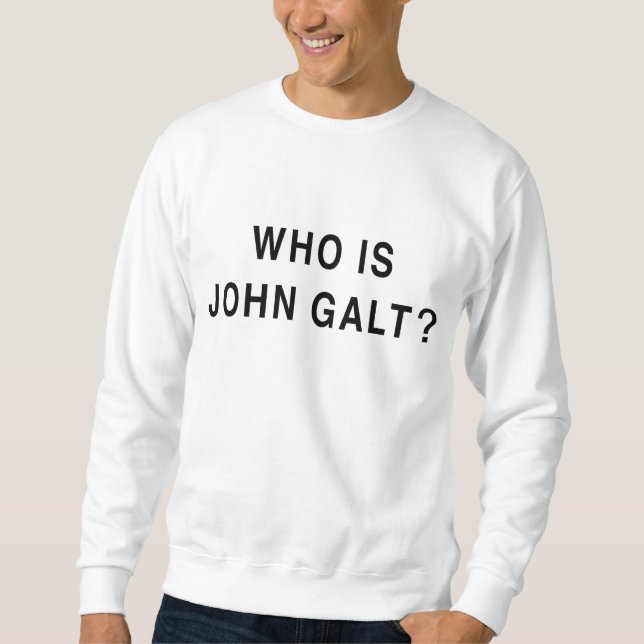 Suéter Quem é John Galt? (Frente)