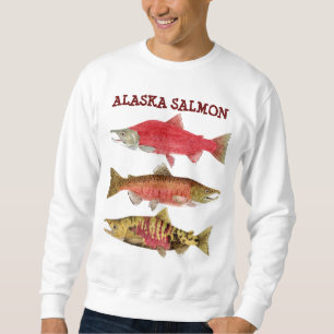 Suéter Salmões de Alaska