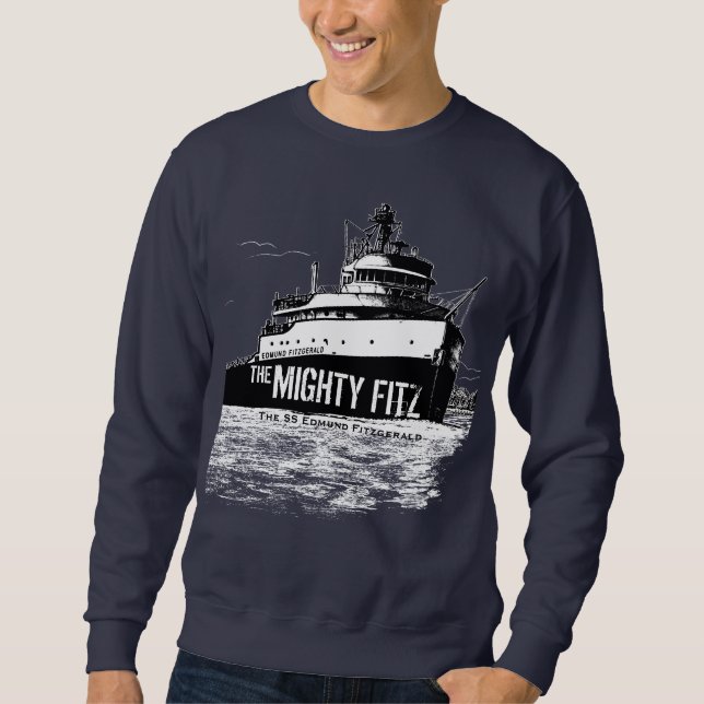 Suéter SS Edmund Fitzgerald ~ The Mighty Fitz (Frente)
