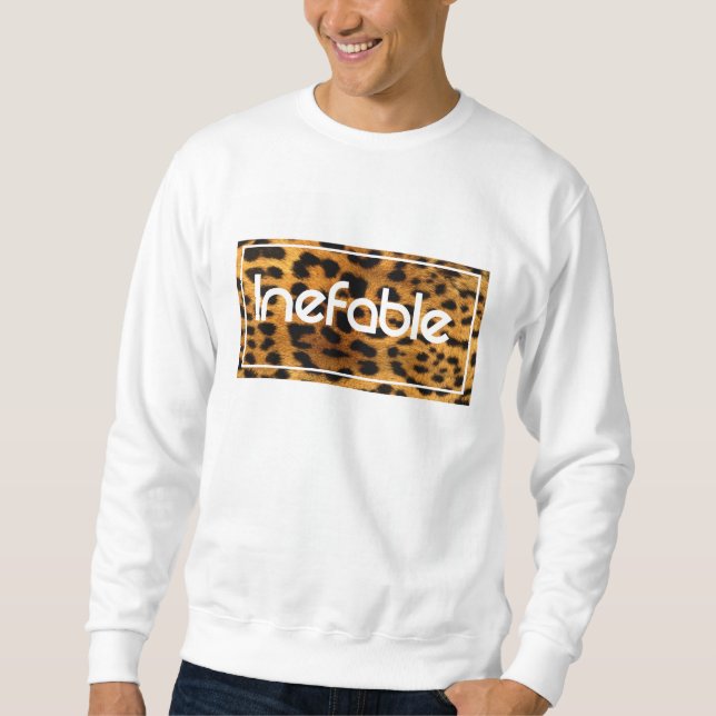 Suéter Sudadera sweatshirt ANIMAL básica logo INEFABLE (Frente)