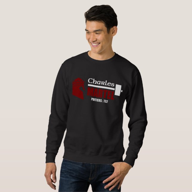 Suéter Sweat shirt Charles Martel Stand & Fight (Frente Completa)