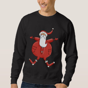 Suéter T-shirt e presentes alegres do papai noel