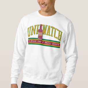 Suéter Uni camisola do relógio (branca)
