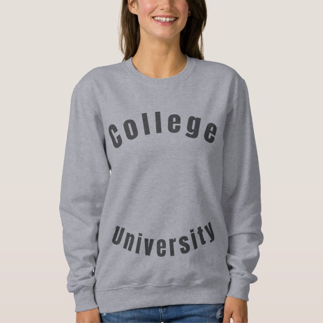 Suéter Universitário - Feminino (Frente)