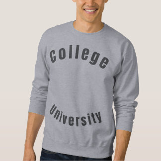 Suéter universitário masculino