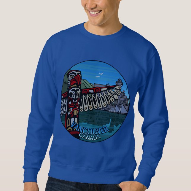 Suéter Vancouver Sweatshirt Vancouver Souvenir Art Shirts (Frente)