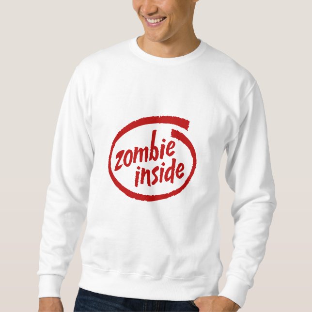 Suéter Vestuário do Zombie Dentro Torn (Frente)