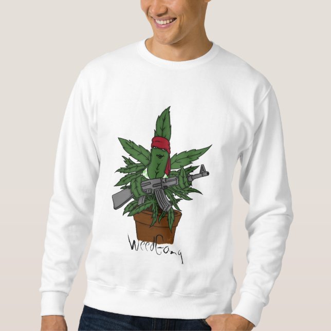 Suéter Weed plant sweatshirt by WeedGang (Frente)