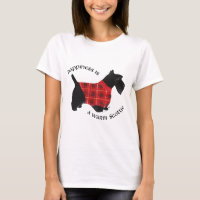 Suéter Xadrez Vermelho e Preto para Scottish Terri