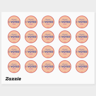 Suffragettes Eu Votei Folha de Adesivos