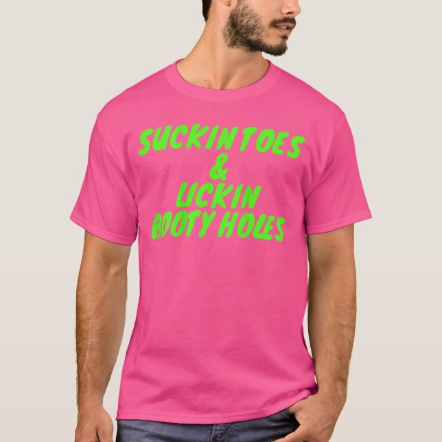 Sugadores e Buracos de Bunda que Lambem camiseta v (Frente)
