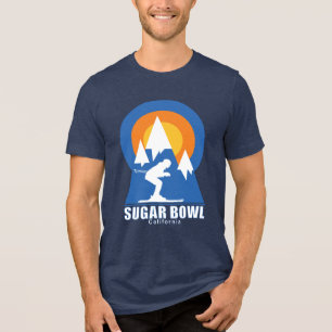 Sugar Bowl Ski Sunset Retro T-Shirt