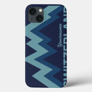 SUIÇA de capas de monograma personalizadas