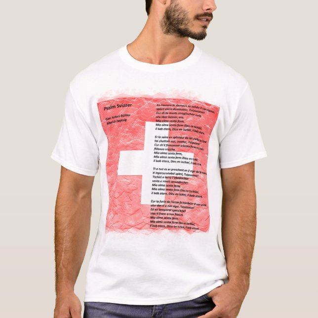 Suiça - Svizzer T-Shirt salm (Frente)