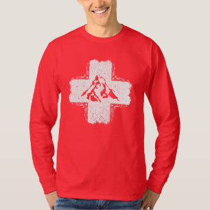 Suiça T-Shirt - Suíça Flag T-Shirt