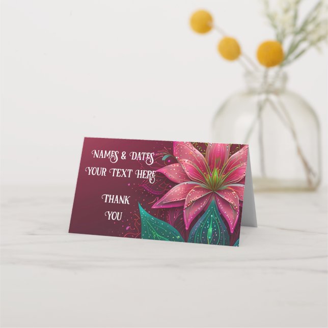 Suite de Convite Floral Luxurioso (Frente)