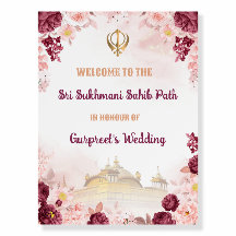 Sukhmani Sahib Path Sinal de Boas-vindas para Casa
