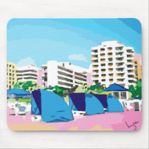 SUL BEACH, MIAMI, FLORIDA Mouse Pad