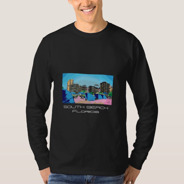 SUL BEACH, MIAMI, T-shirt FLORIDA (Frente)