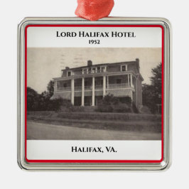 Sul de Boston, VA. Ornamento de metal natalino