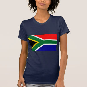 Sul - t-shirt e presentes africanos da bandeira