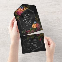 Sultry Nights Floral Wedding ID829