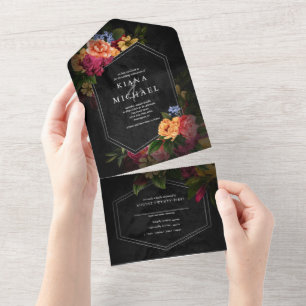 Sultry Nights Floral Wedding ID829