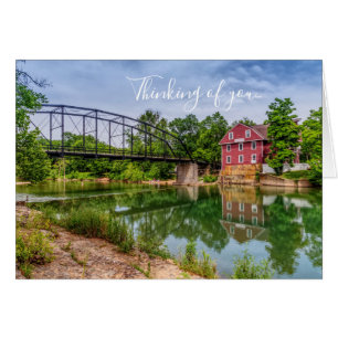 Summer at War Eagle Mill Pensando em você Cartão