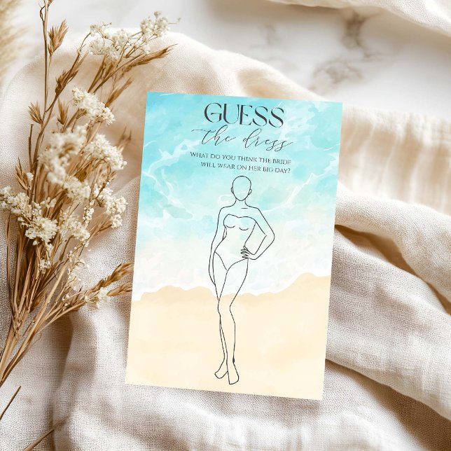 Summer Beach Chá de panela Adivinha O Vestido (Criador carregado)