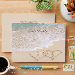 Summer Blue Ocean Waves Casamento Tropical Praia