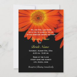 Summer, convites para casamento de flores de outon