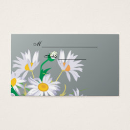 Summer Daisies Place Cards Cartão de visita