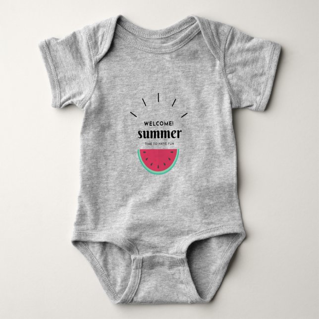 Summer É Minha Época Melancia T-Shirt (Frente)