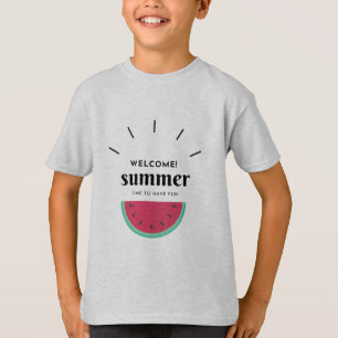 Summer É Minha Época Melancia T-Shirt