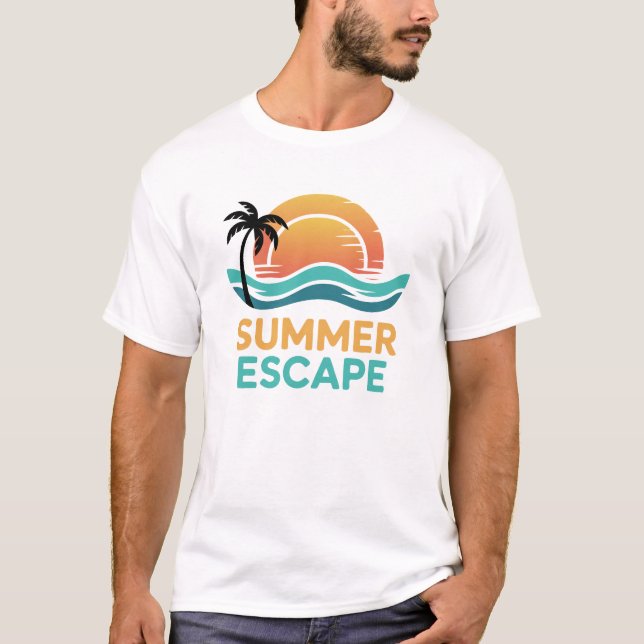 summer escape t-shirt (Frente)