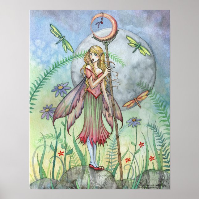 Summer Fairy Poster por Molly Harrison (Frente)