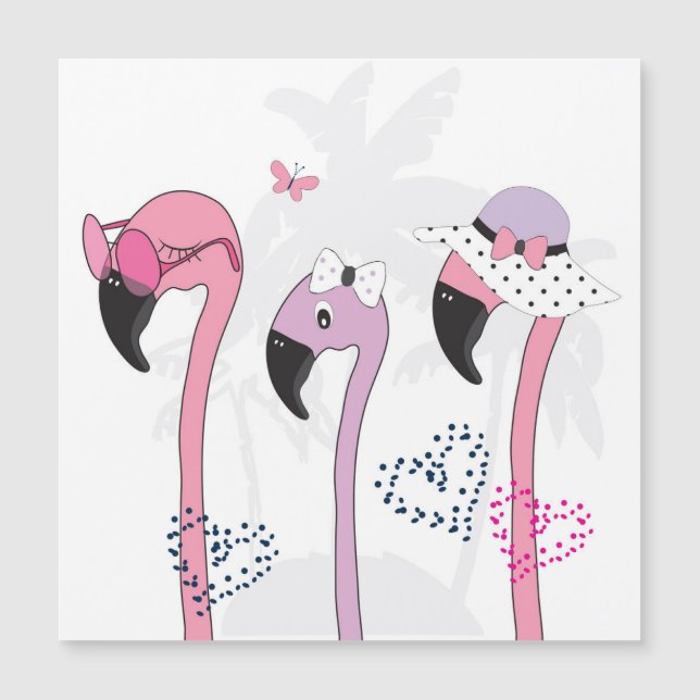 Summer Flamingo: Ilustração da Pratage. (Frente)