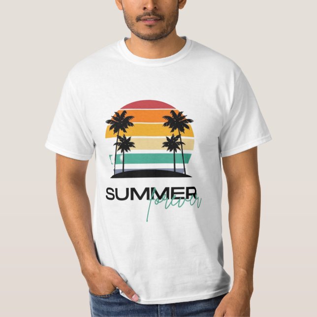Summer Forever T-shirt Design (Frente)